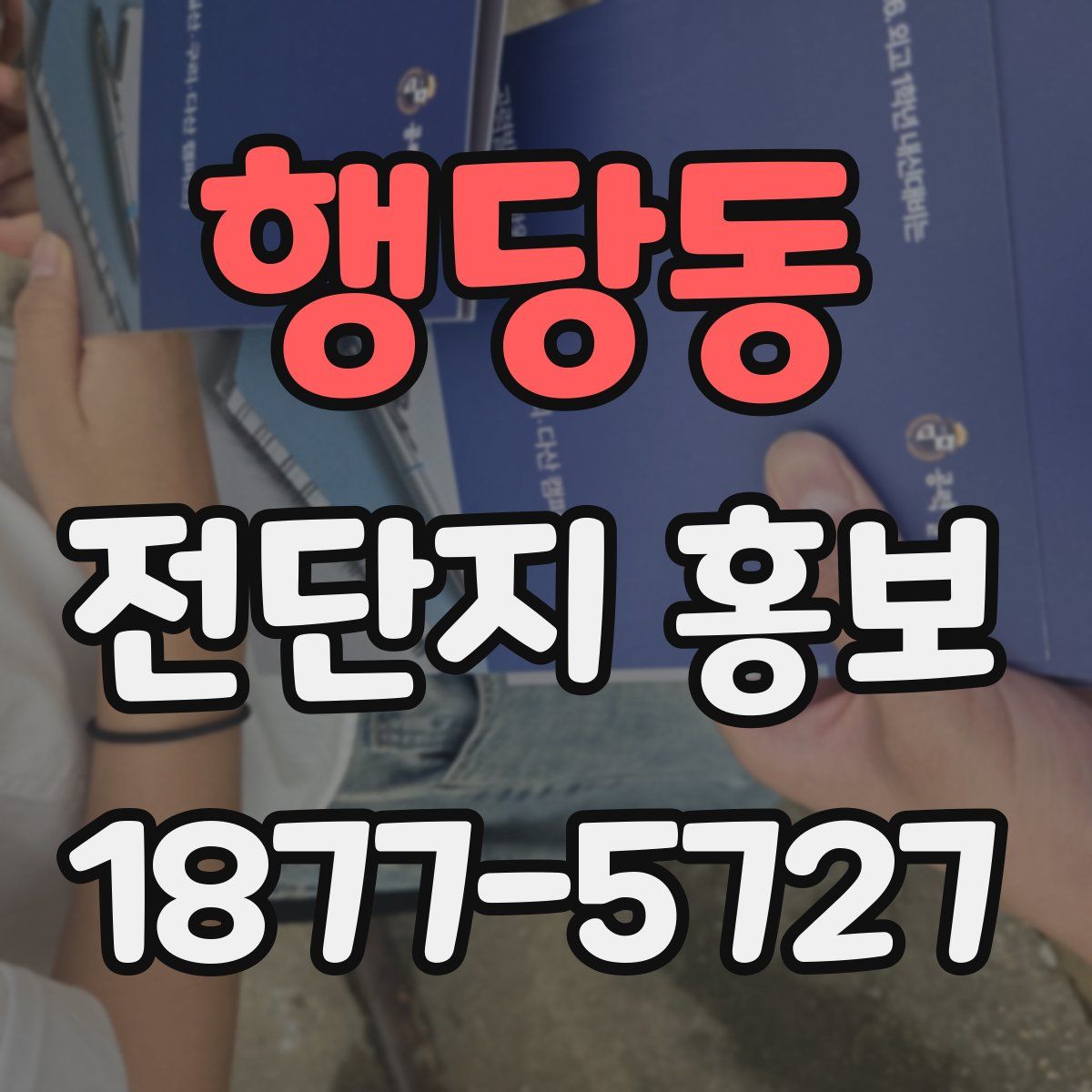 행당동 전단지 홍보