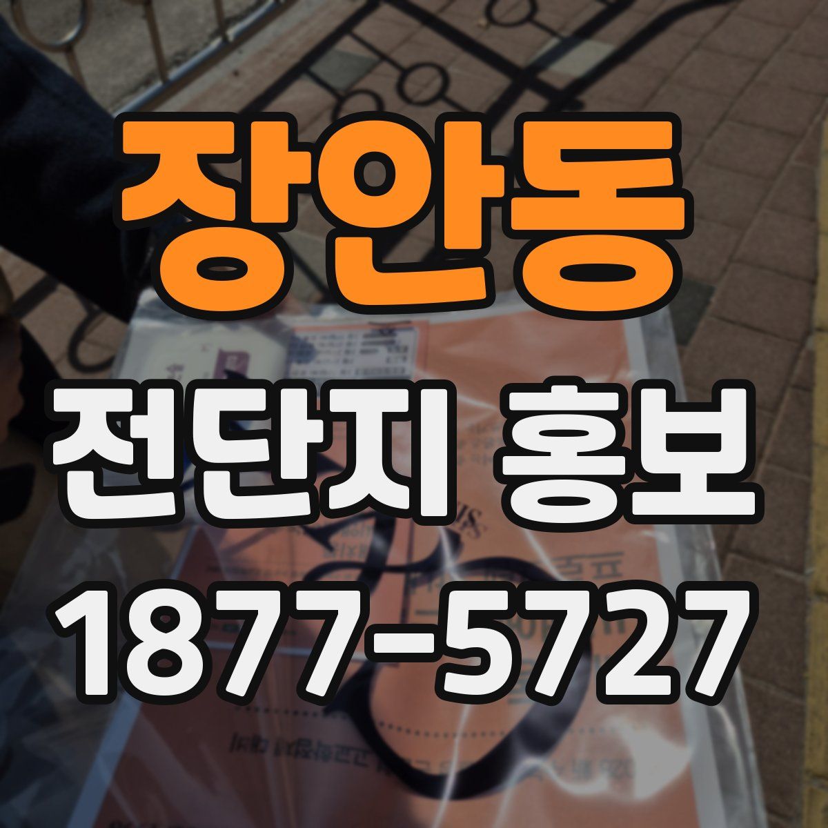 장안동 전단지 홍보