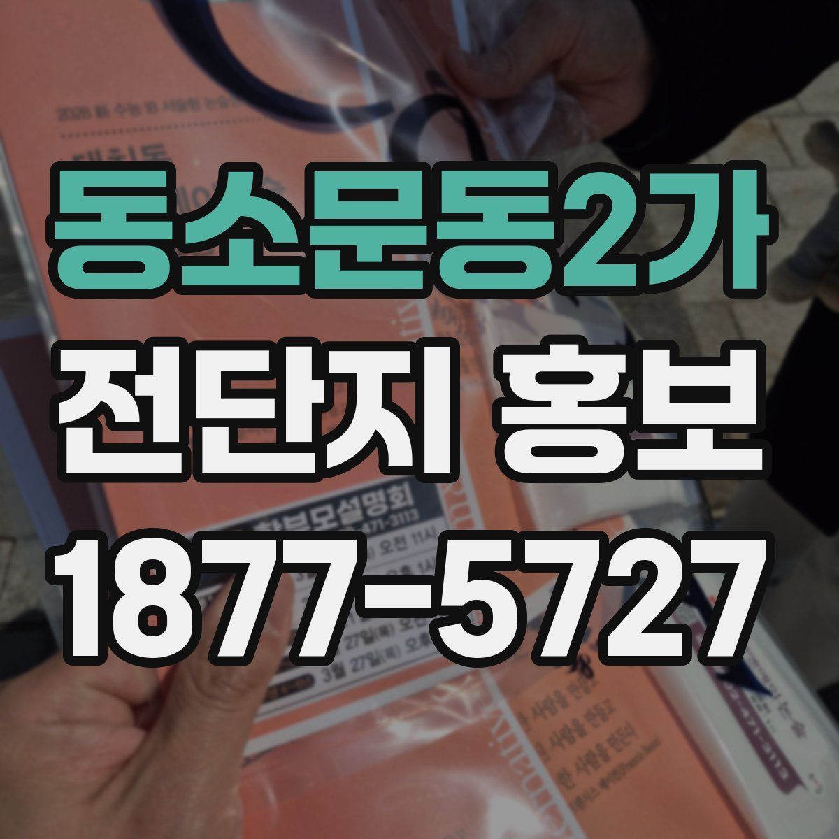 동소문동2가 전단지 홍보