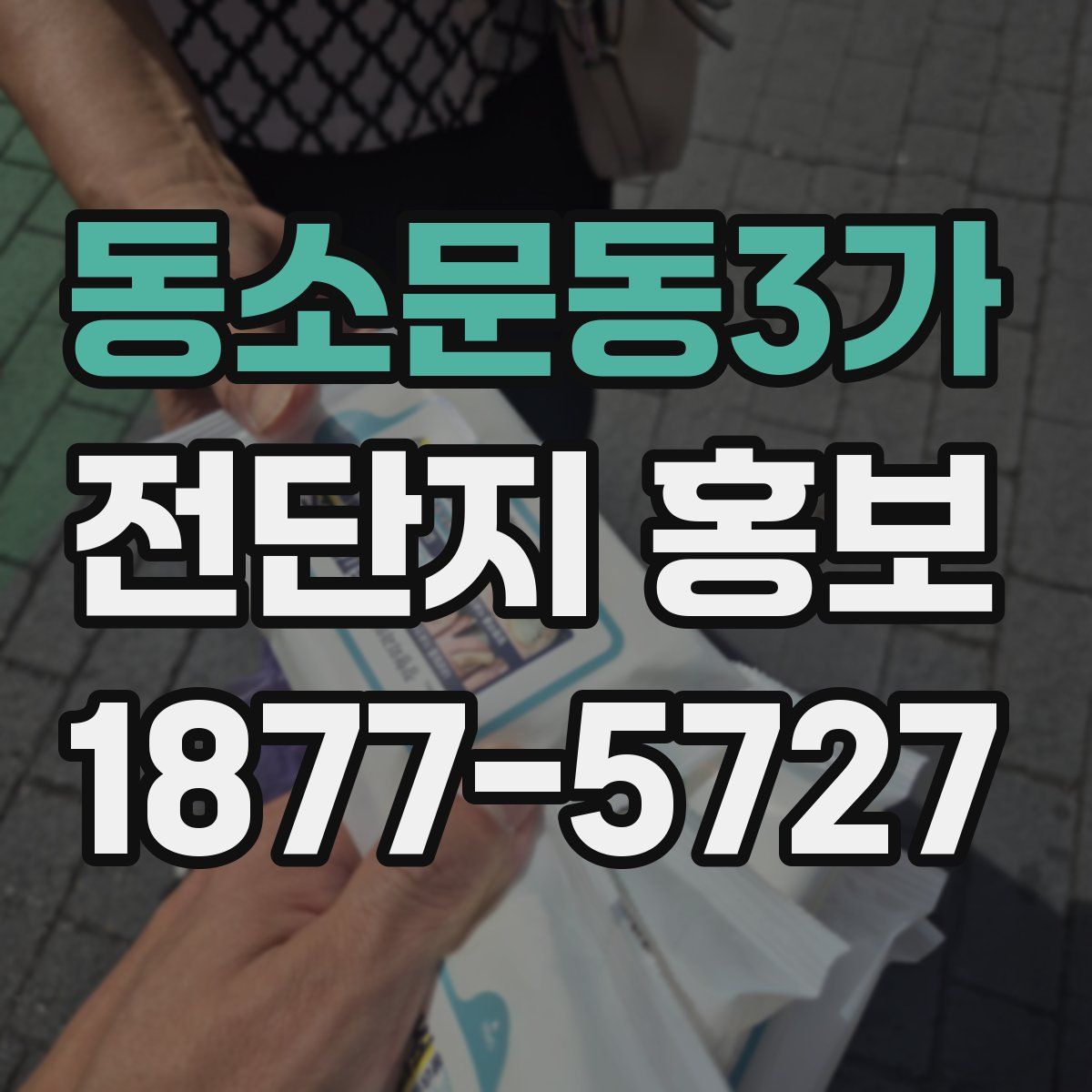 동소문동3가 전단지 홍보