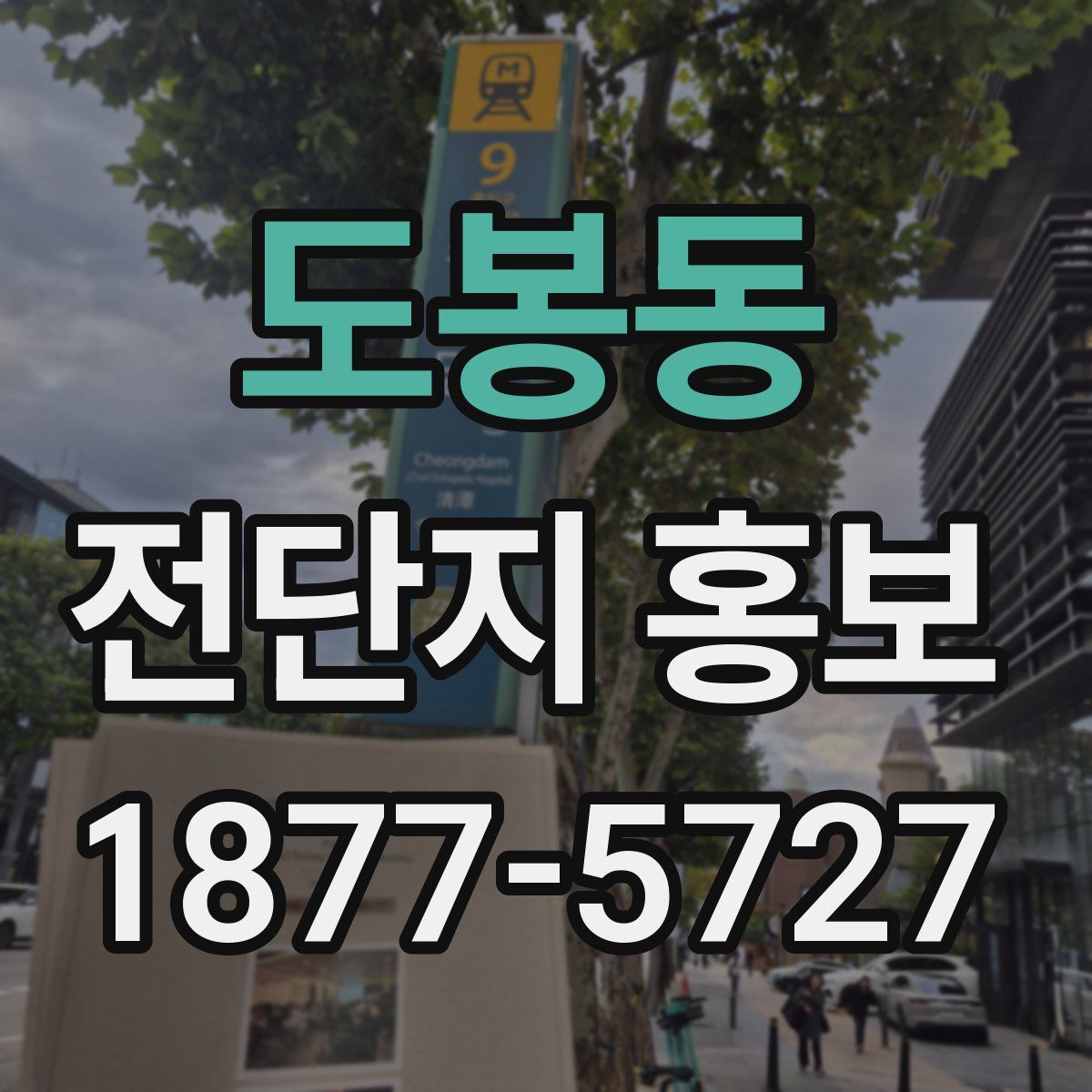 도봉동 전단지 홍보
