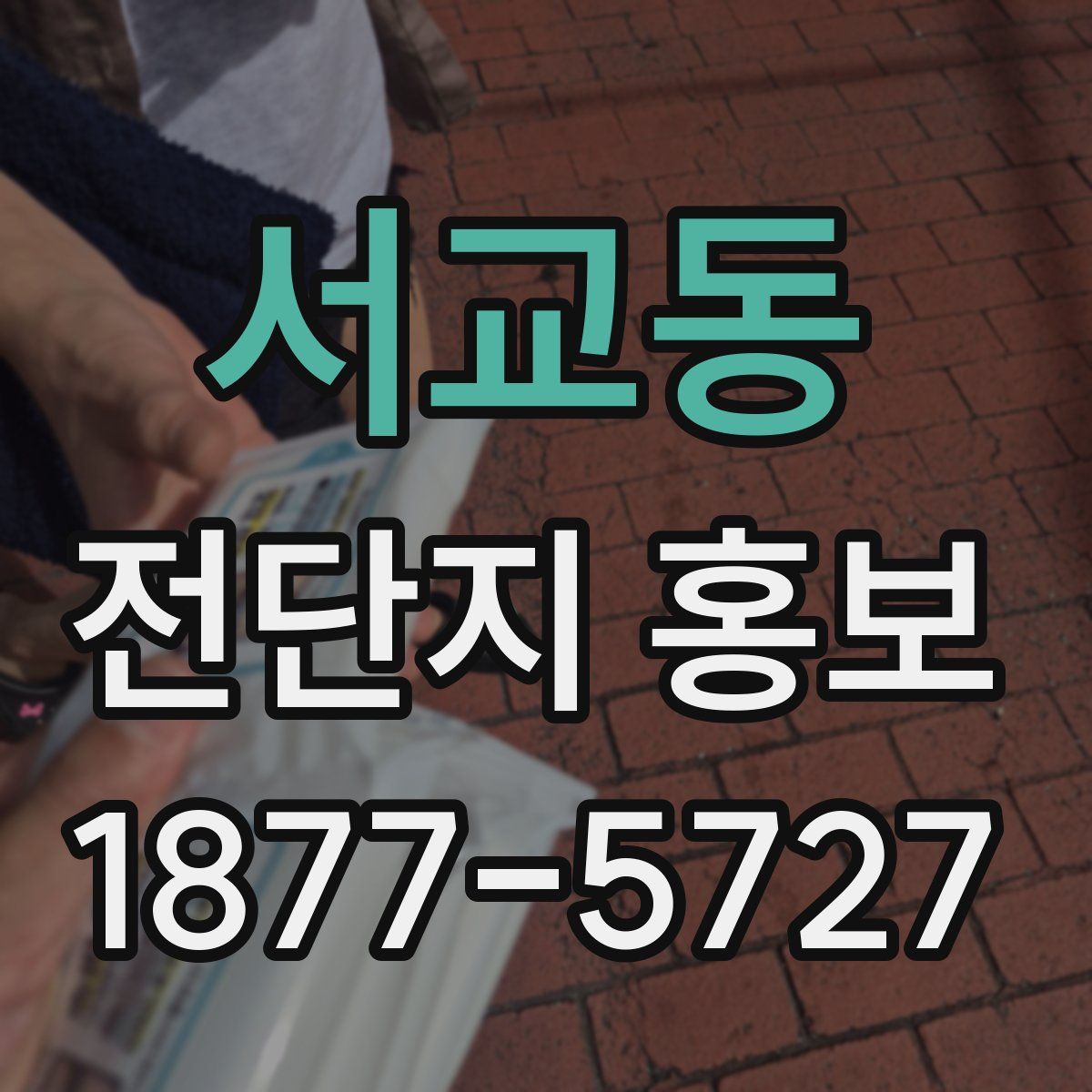 서교동 전단지 홍보