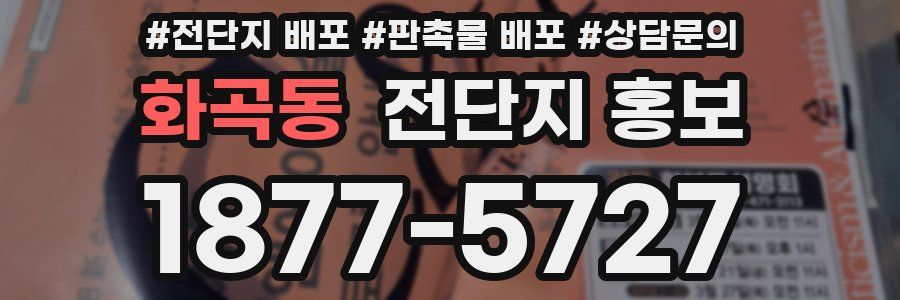화곡동 전단지 홍보