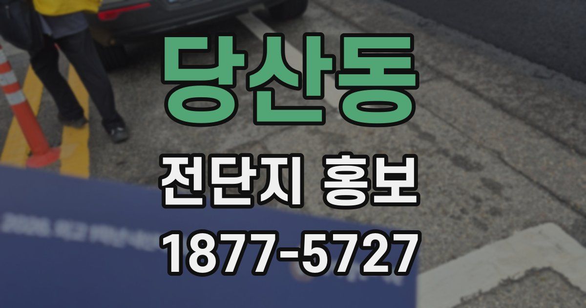 당산동 전단지 홍보