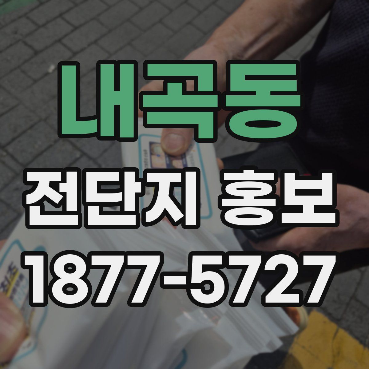 내곡동 전단지 홍보