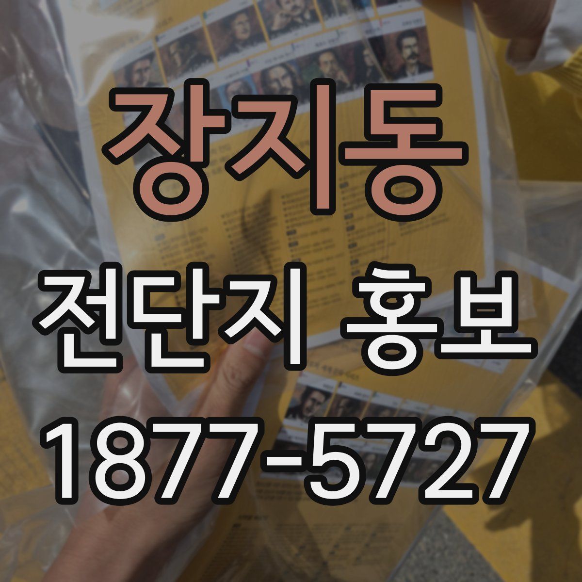 장지동 전단지 홍보