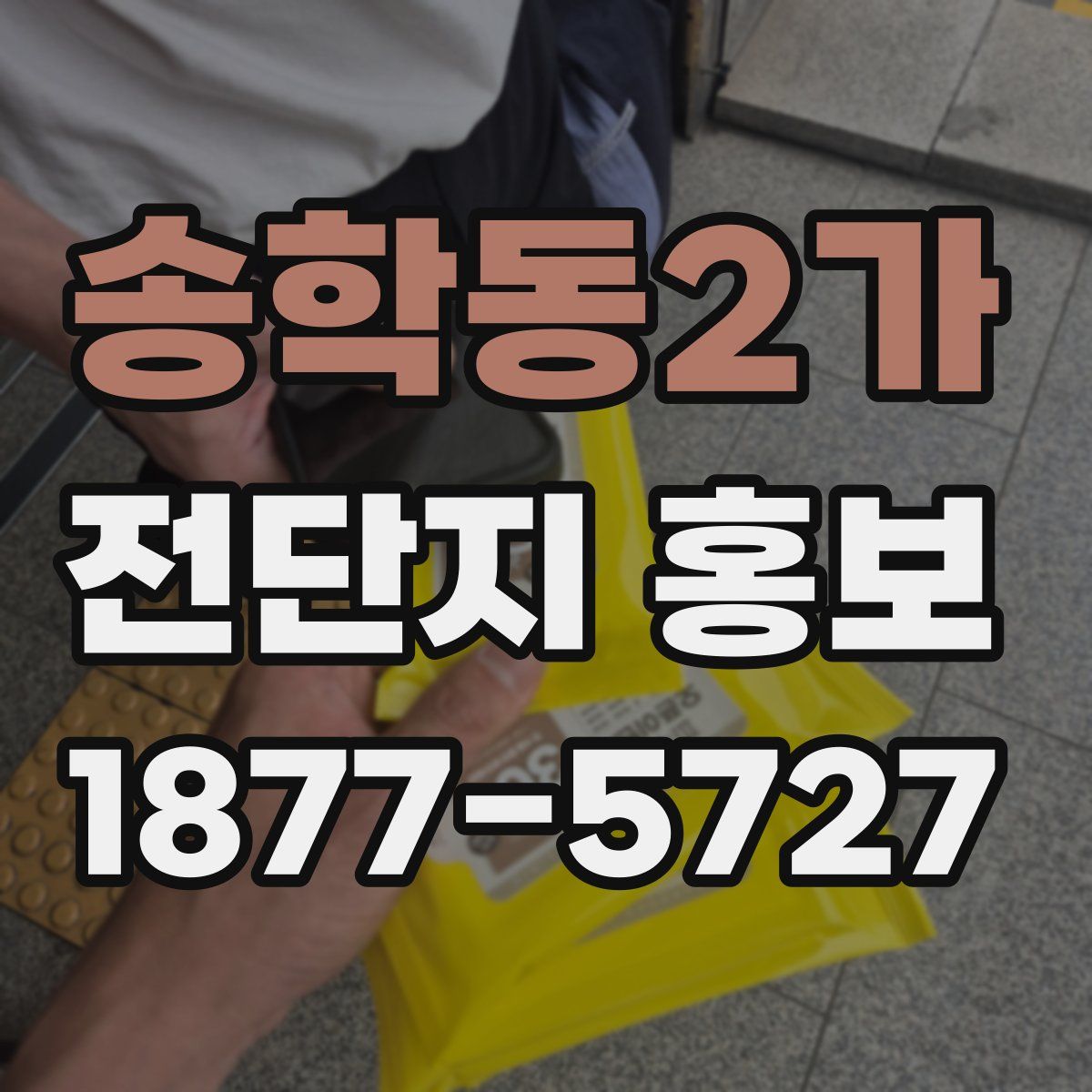 송학동2가 전단지 홍보