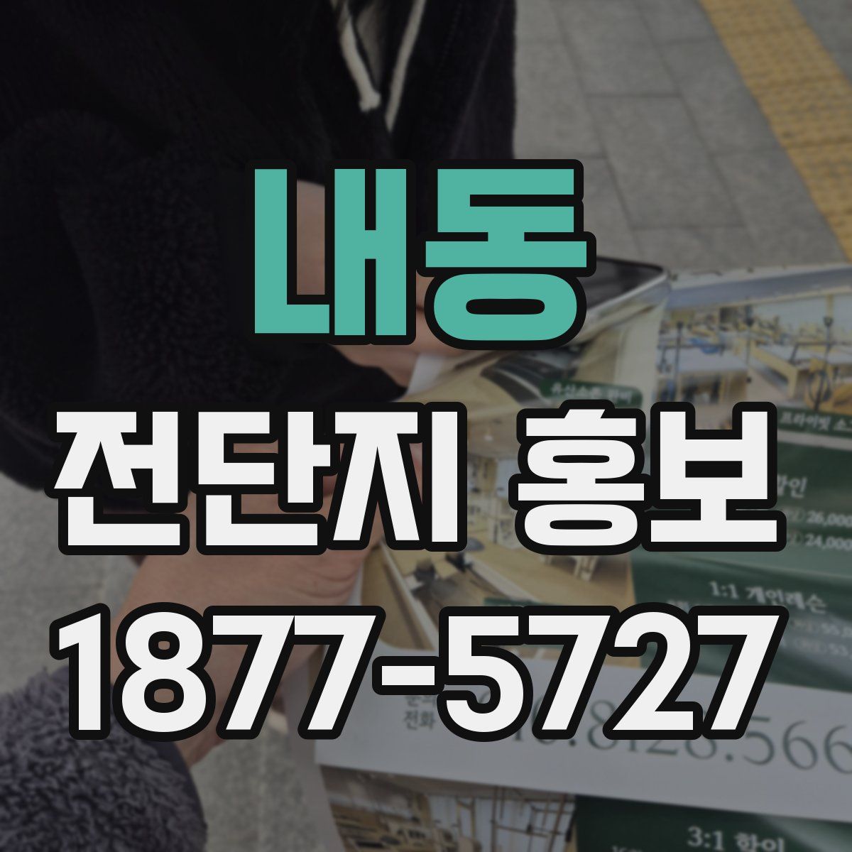 내동 전단지 홍보