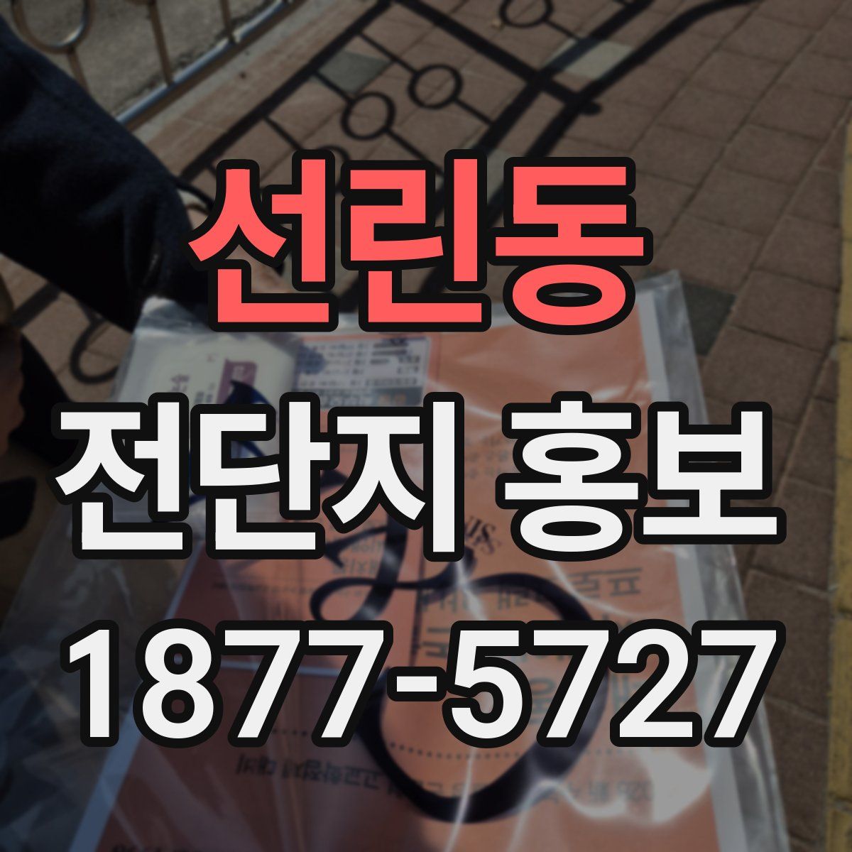 선린동 전단지 홍보