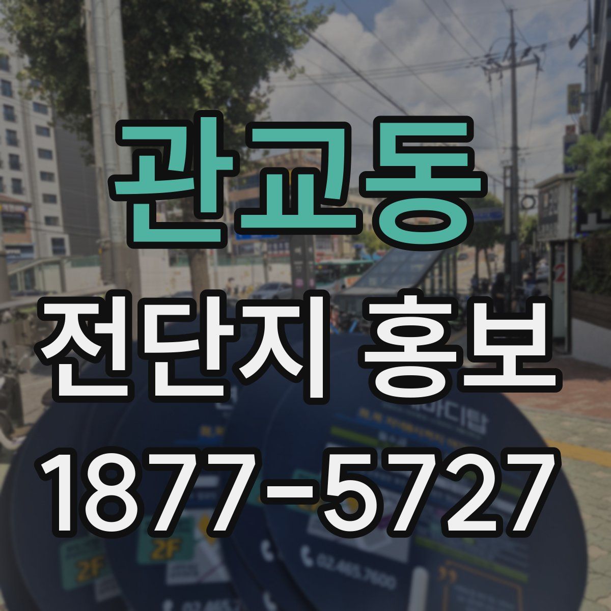 관교동 전단지 홍보