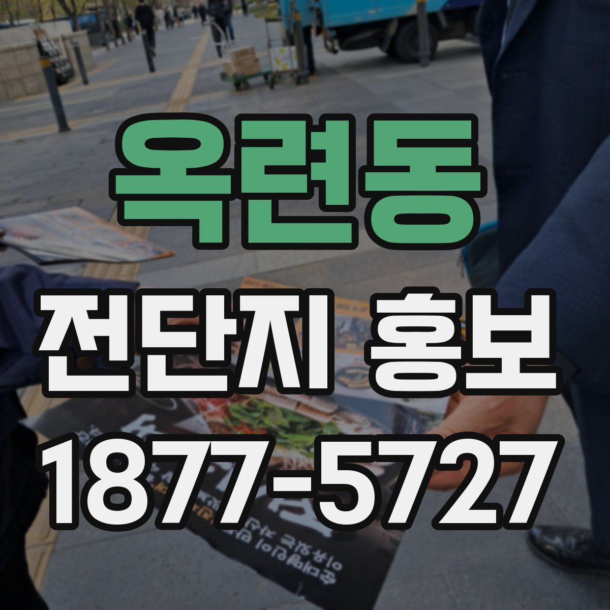 옥련동 전단지 홍보