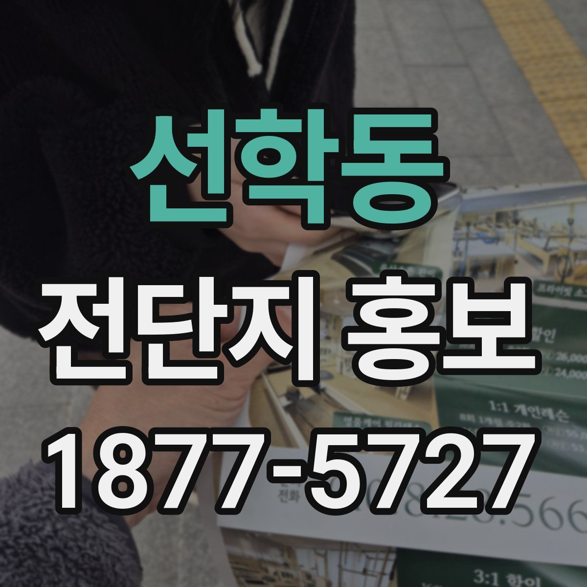선학동 전단지 홍보