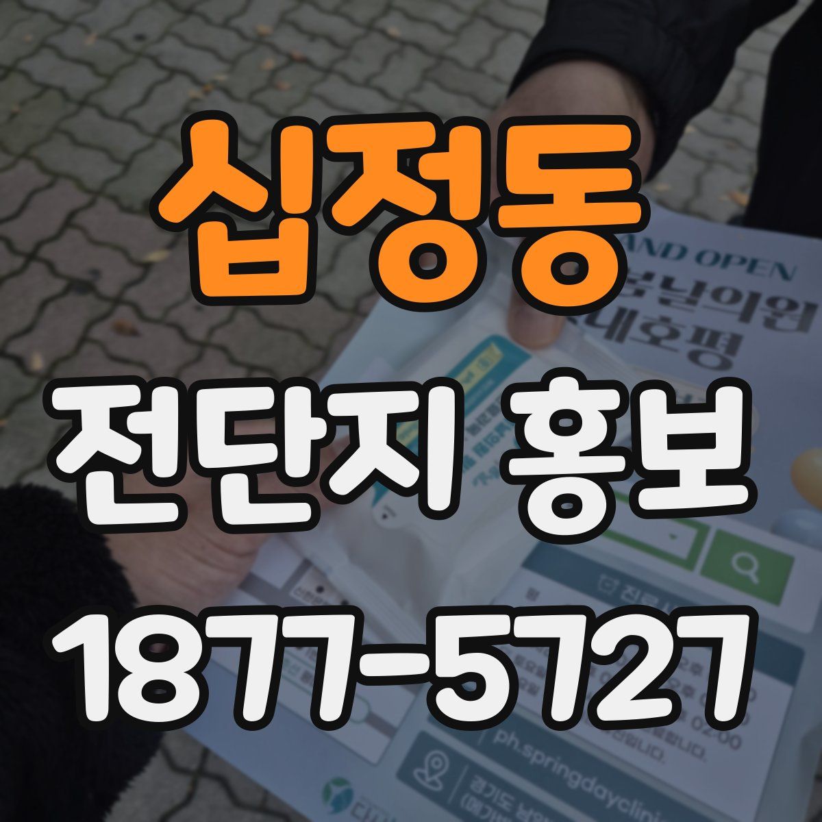 십정동 전단지 홍보