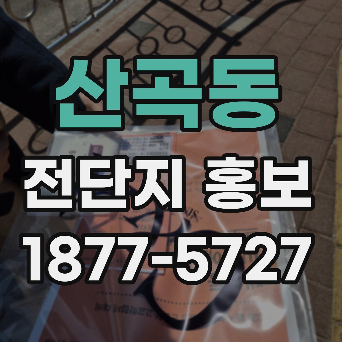 산곡동 전단지 홍보