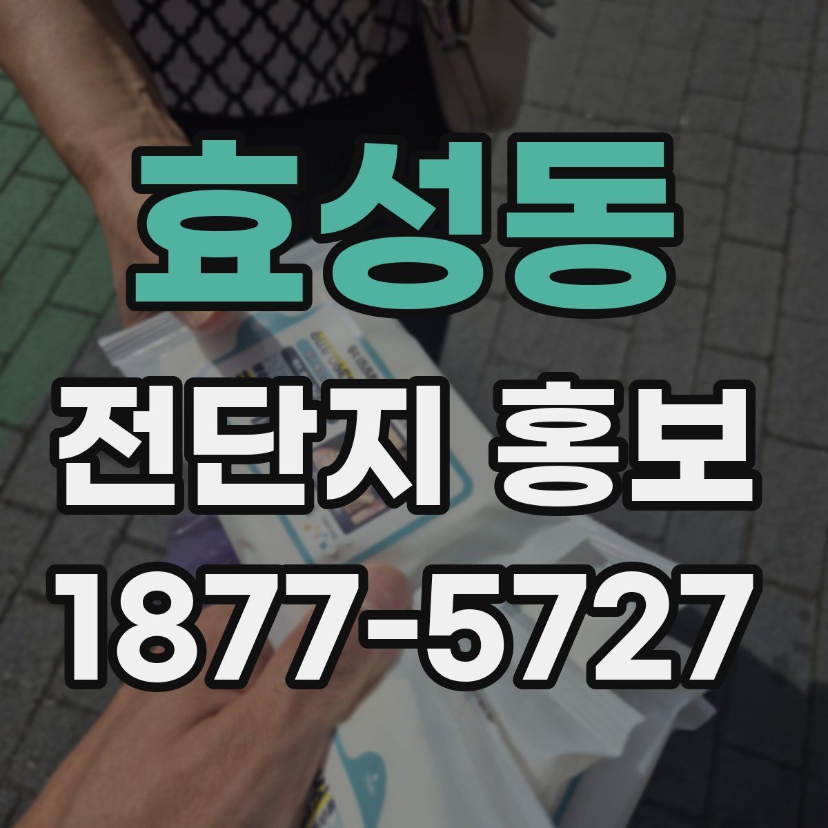 효성동 전단지 홍보