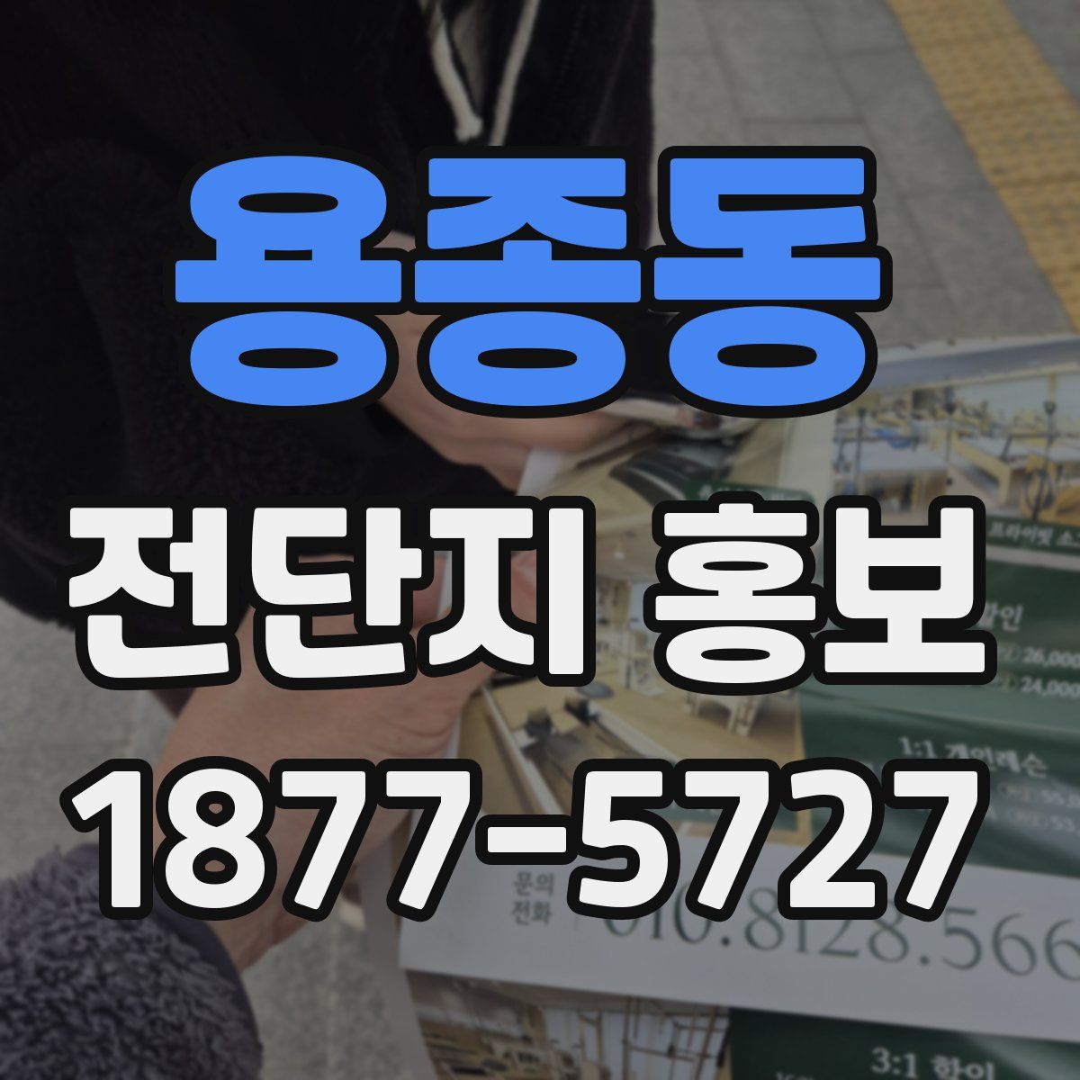 용종동 전단지 홍보