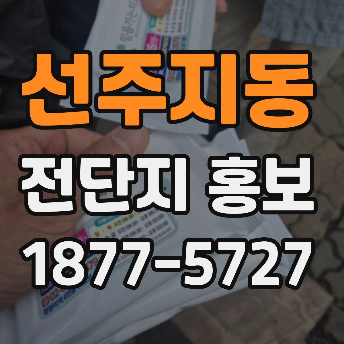 선주지동 전단지 홍보