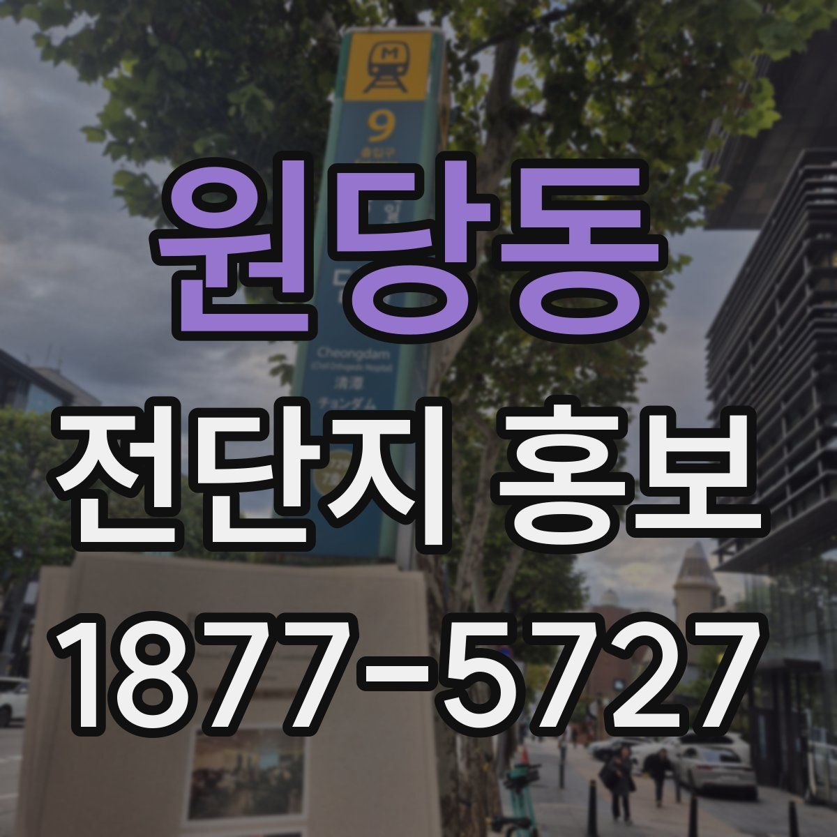 원당동 전단지 홍보