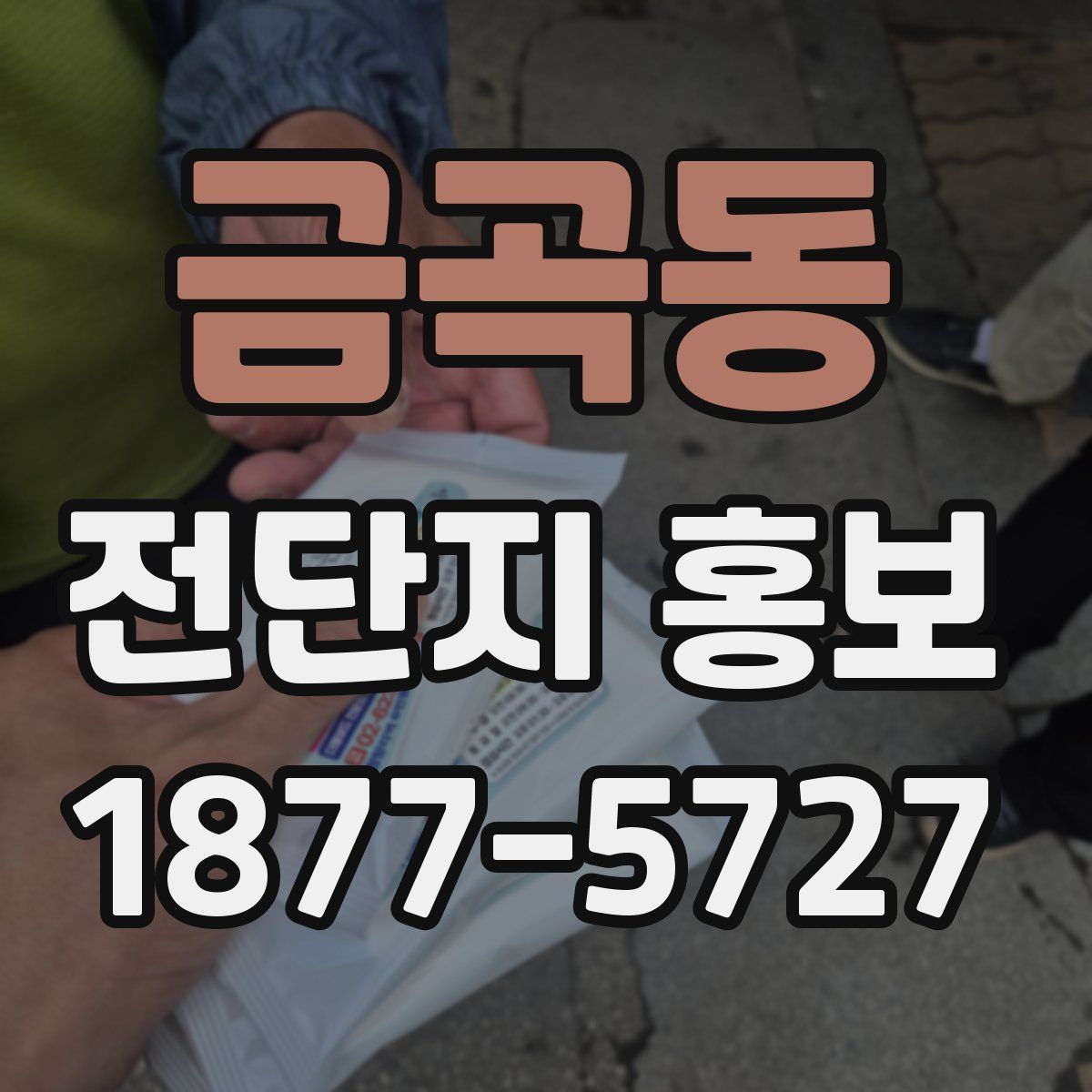 금곡동 전단지 홍보