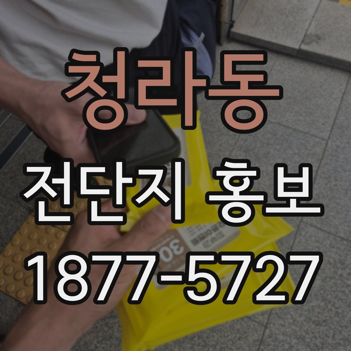 청라동 전단지 홍보