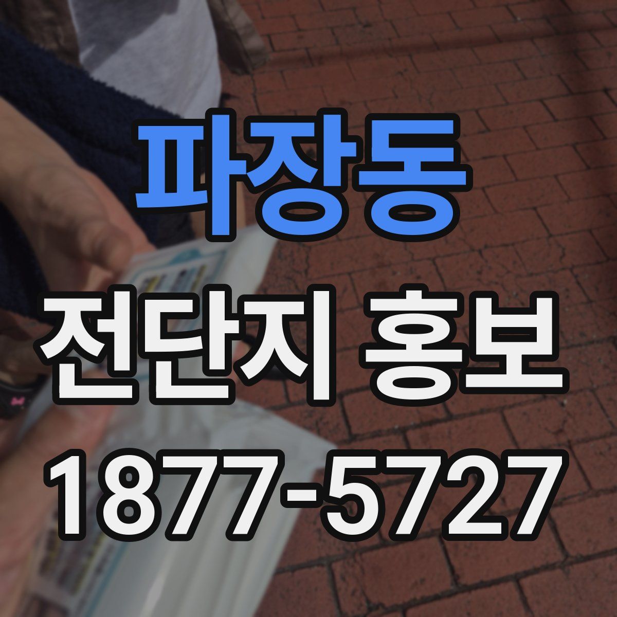 파장동 전단지 홍보