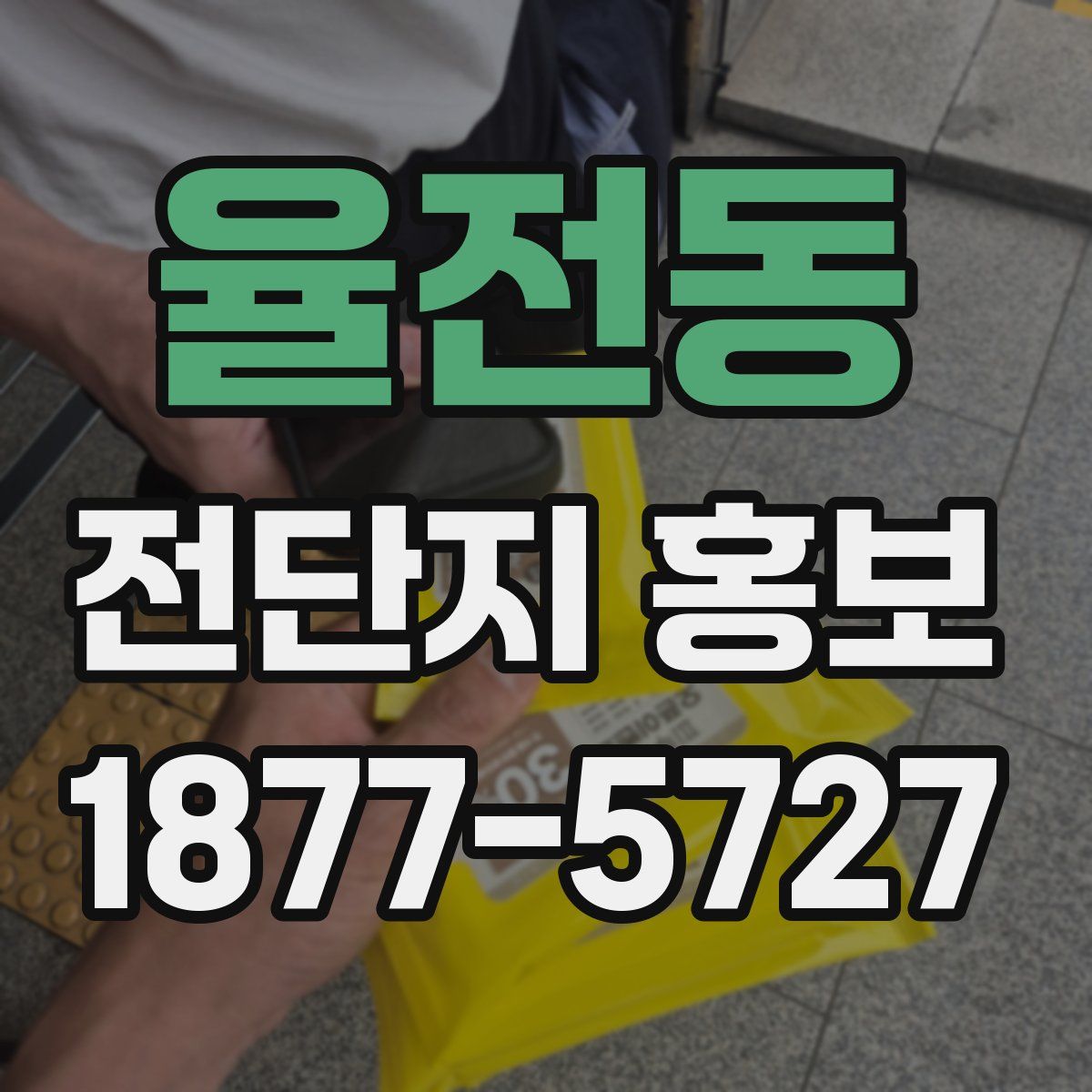 율전동 전단지 홍보