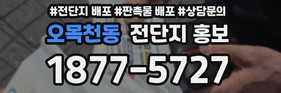 오목천동 전단지 홍보