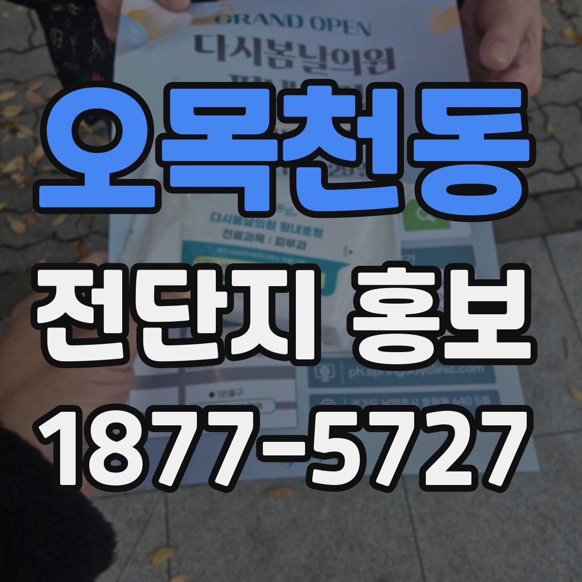 오목천동 전단지 홍보