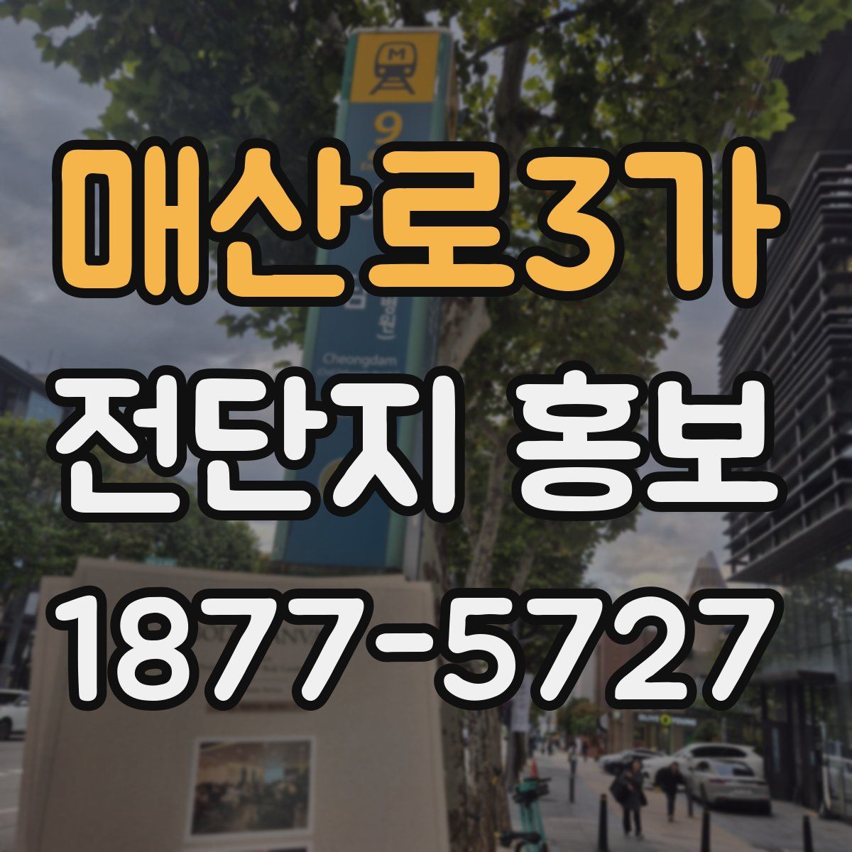 매산로3가 전단지 홍보