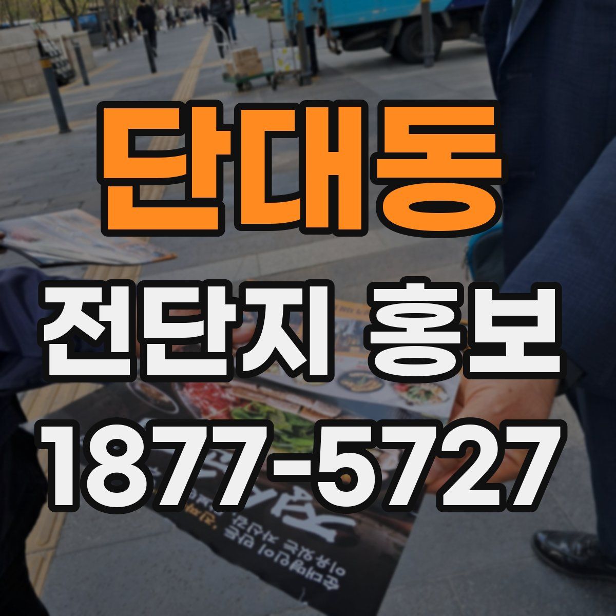 단대동 전단지 홍보