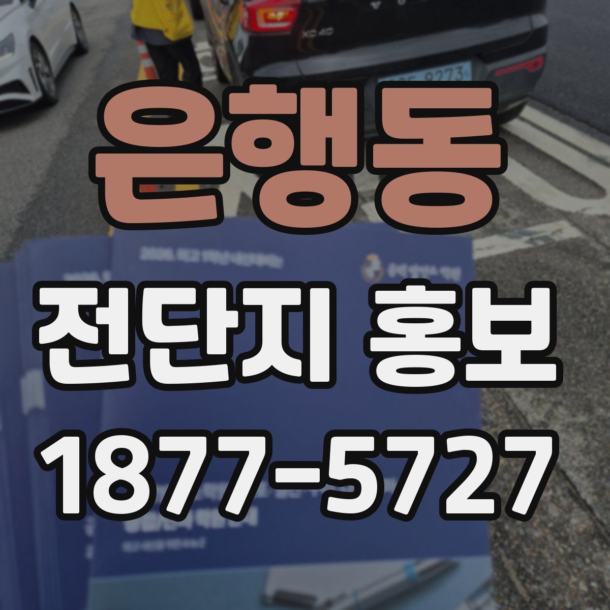 은행동 전단지 홍보