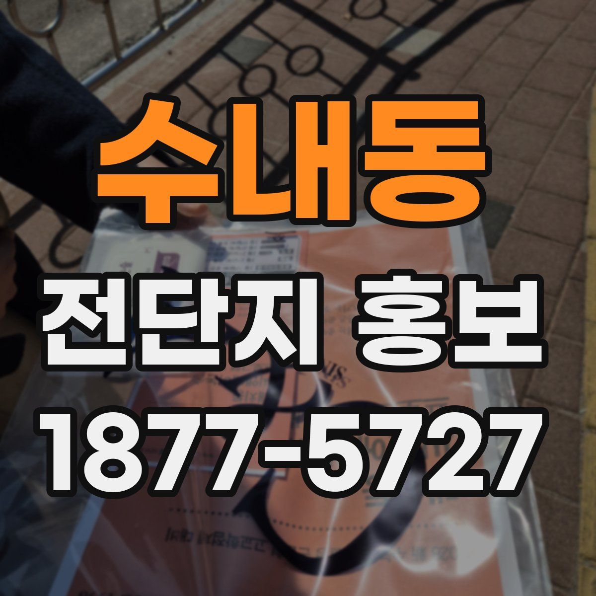 수내동 전단지 홍보