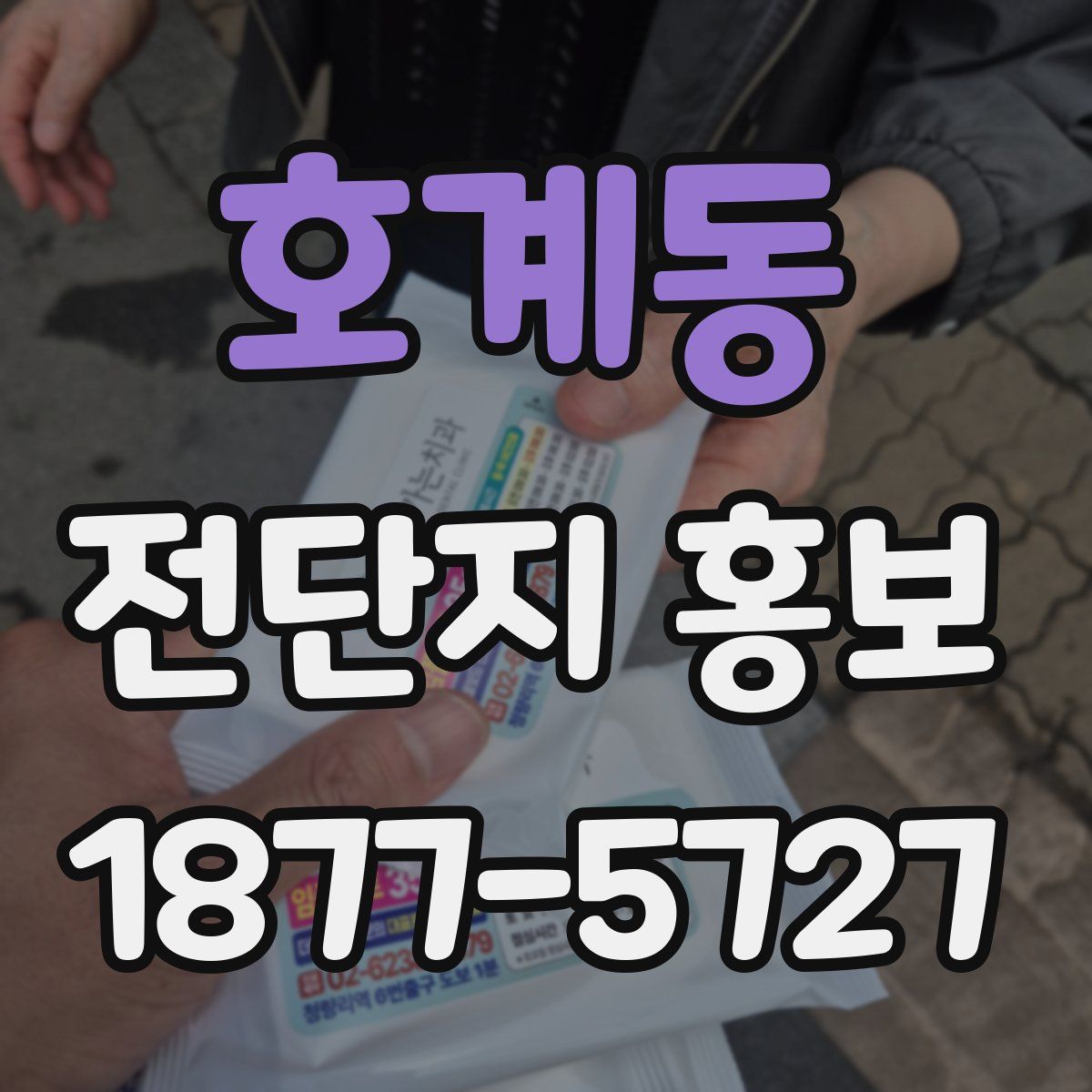 호계동 전단지 홍보