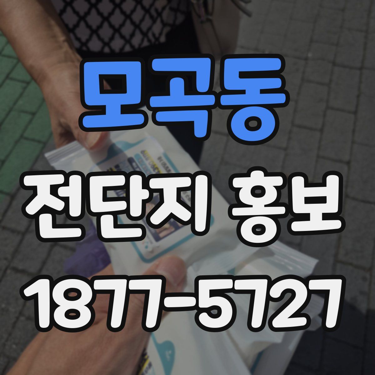 모곡동 전단지 홍보
