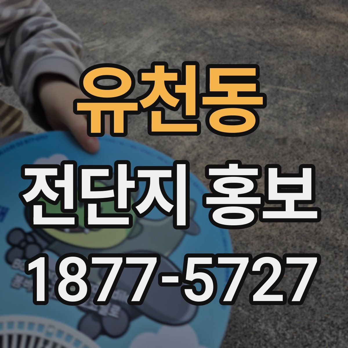 유천동 전단지 홍보