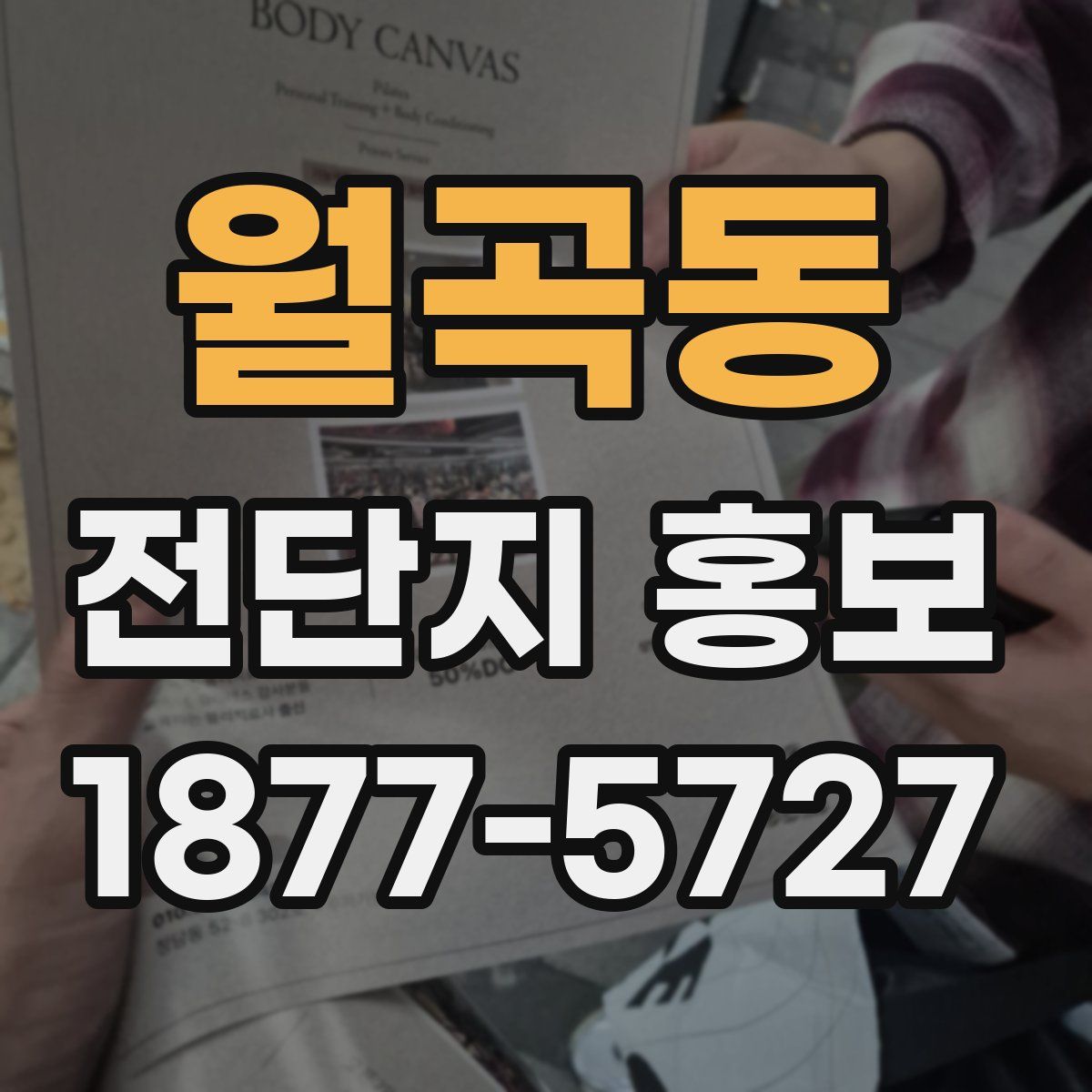 월곡동 전단지 홍보