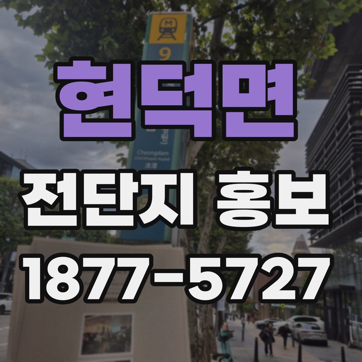 현덕면 전단지 홍보