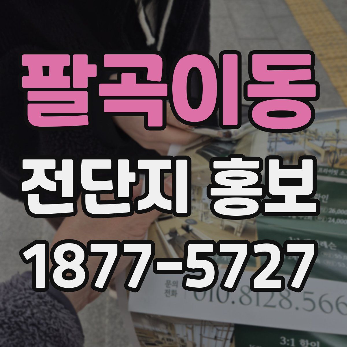 팔곡이동 전단지 홍보