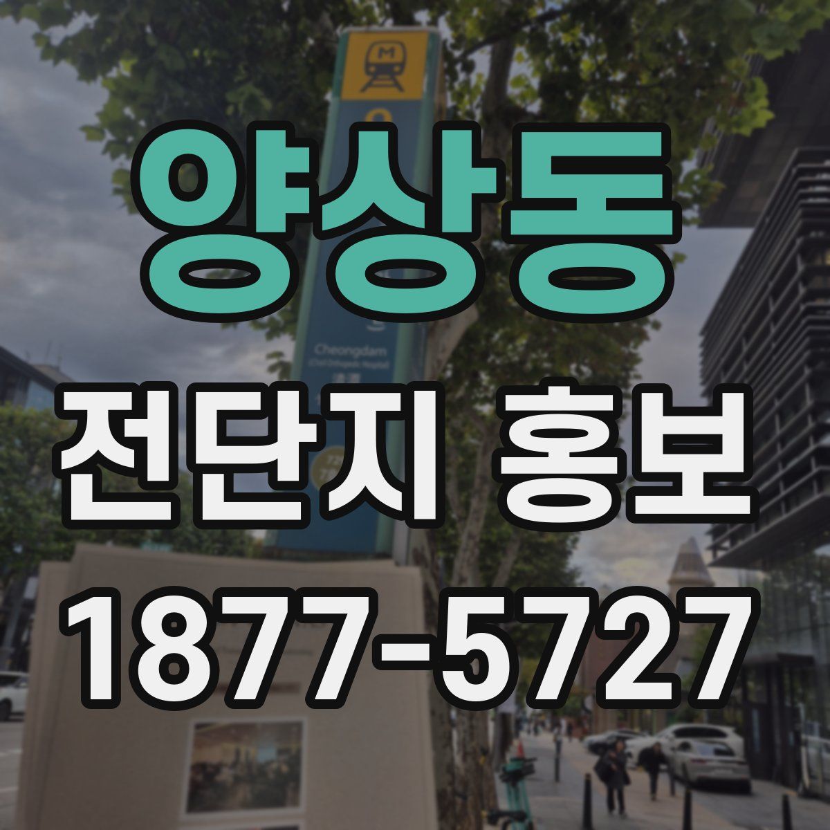 양상동 전단지 홍보