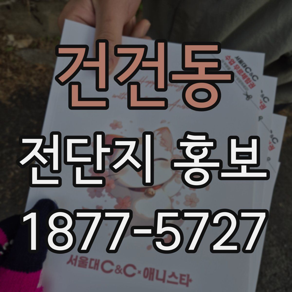 건건동 전단지 홍보