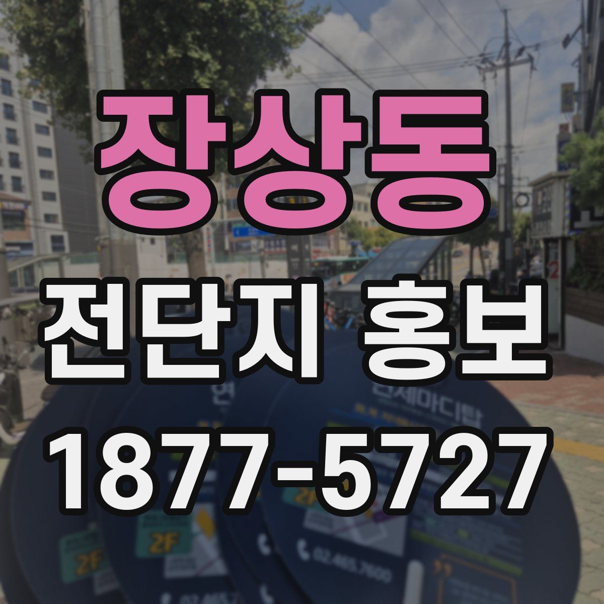 장상동 전단지 홍보