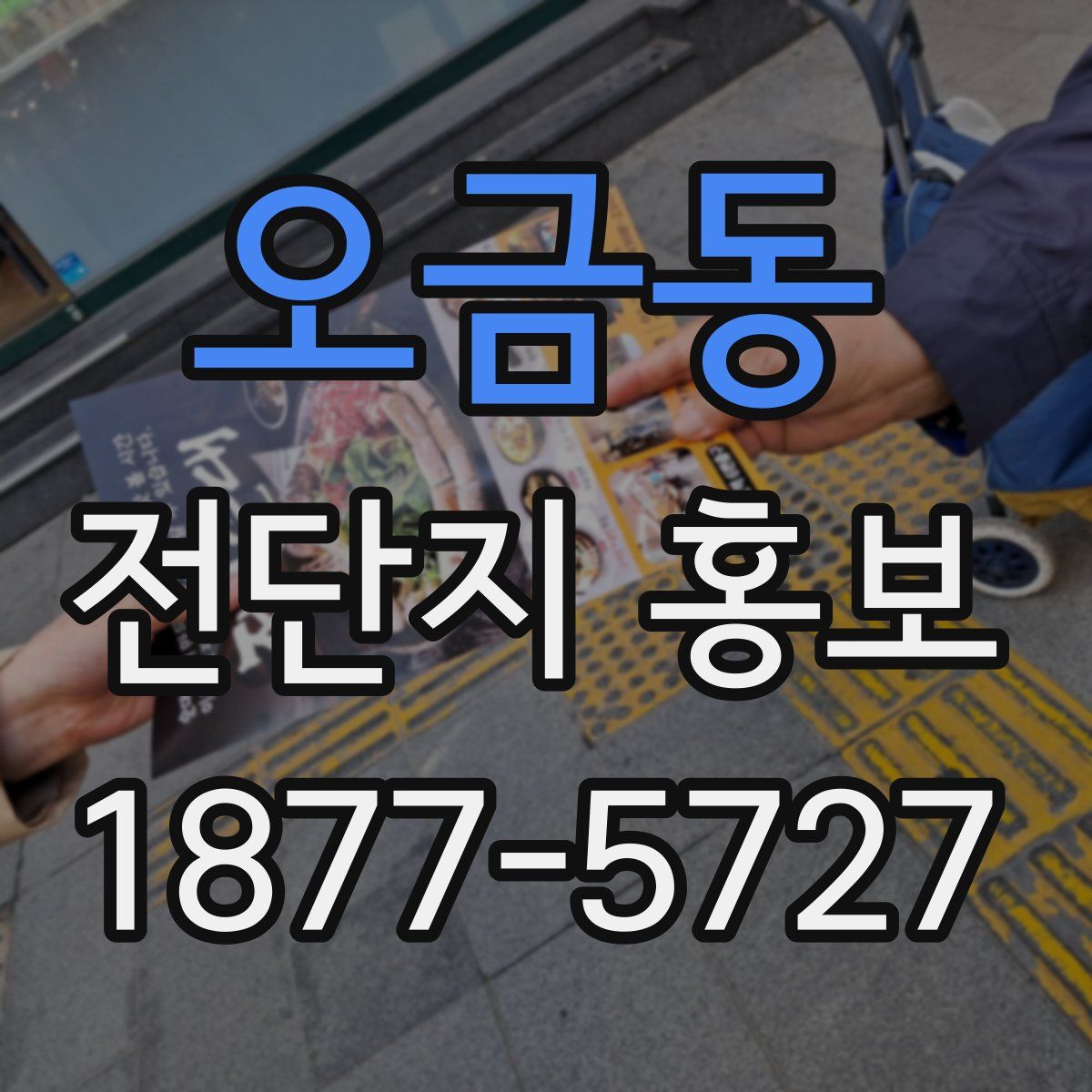 오금동 전단지 홍보