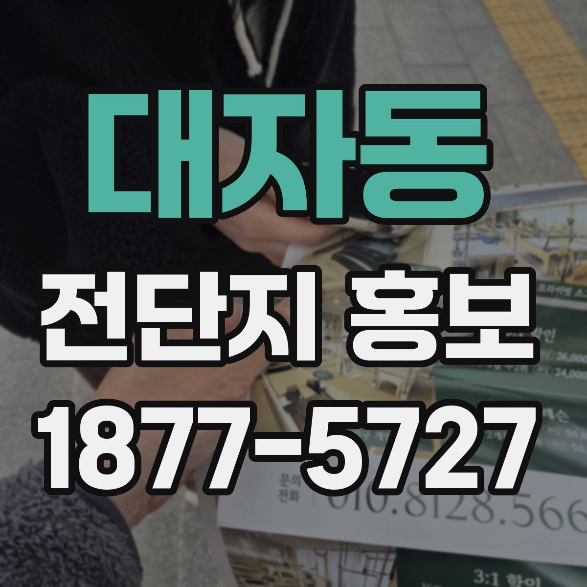 대자동 전단지 홍보