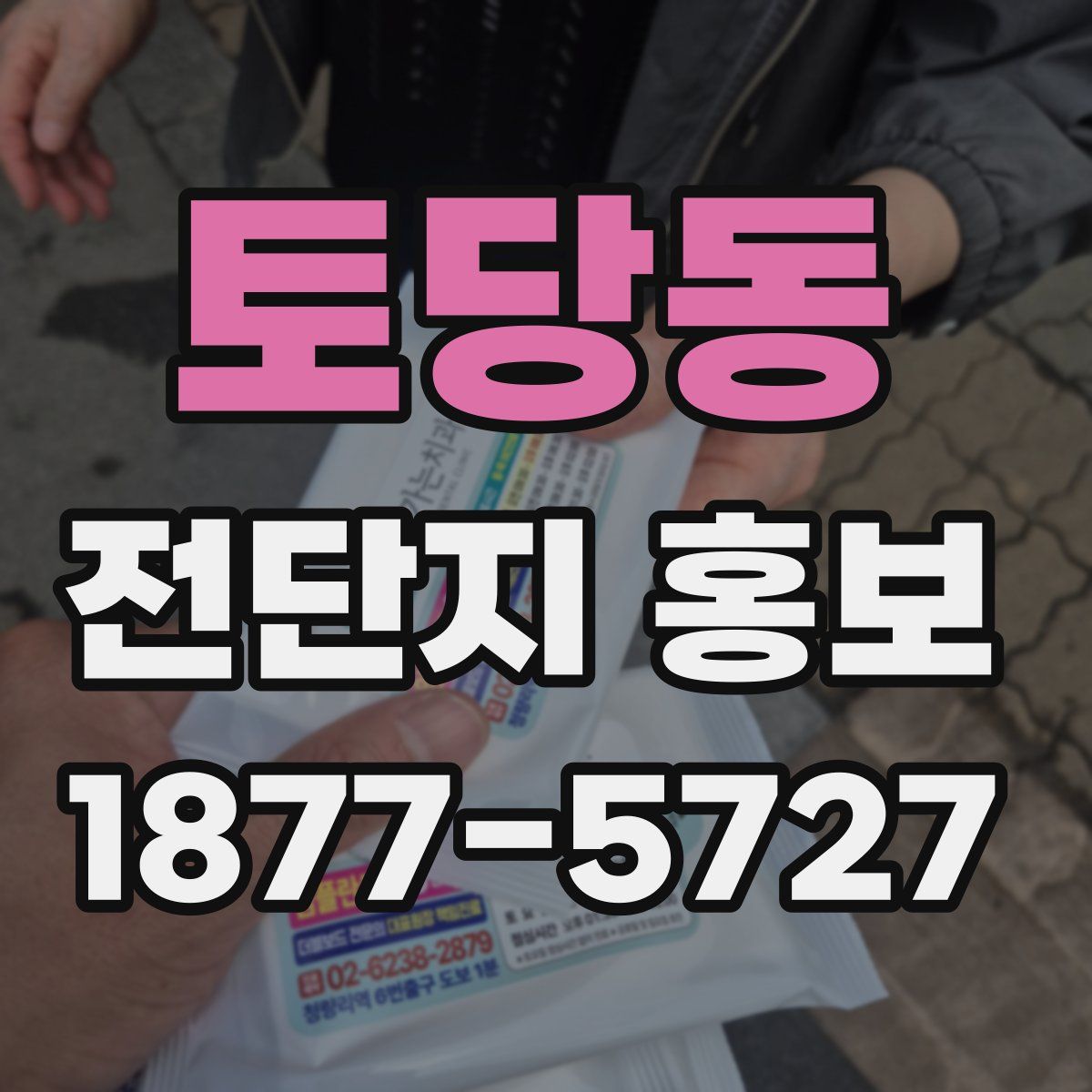 토당동 전단지 홍보
