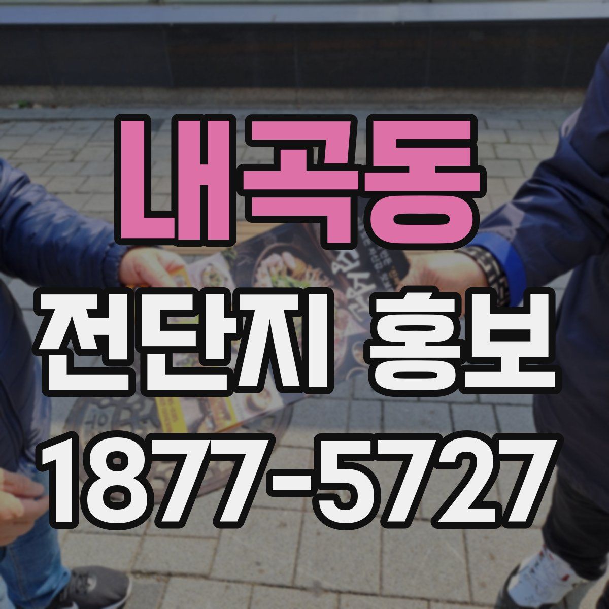 내곡동 전단지 홍보