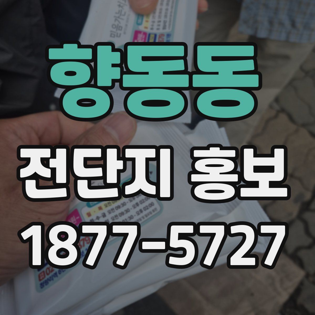 향동동 전단지 홍보