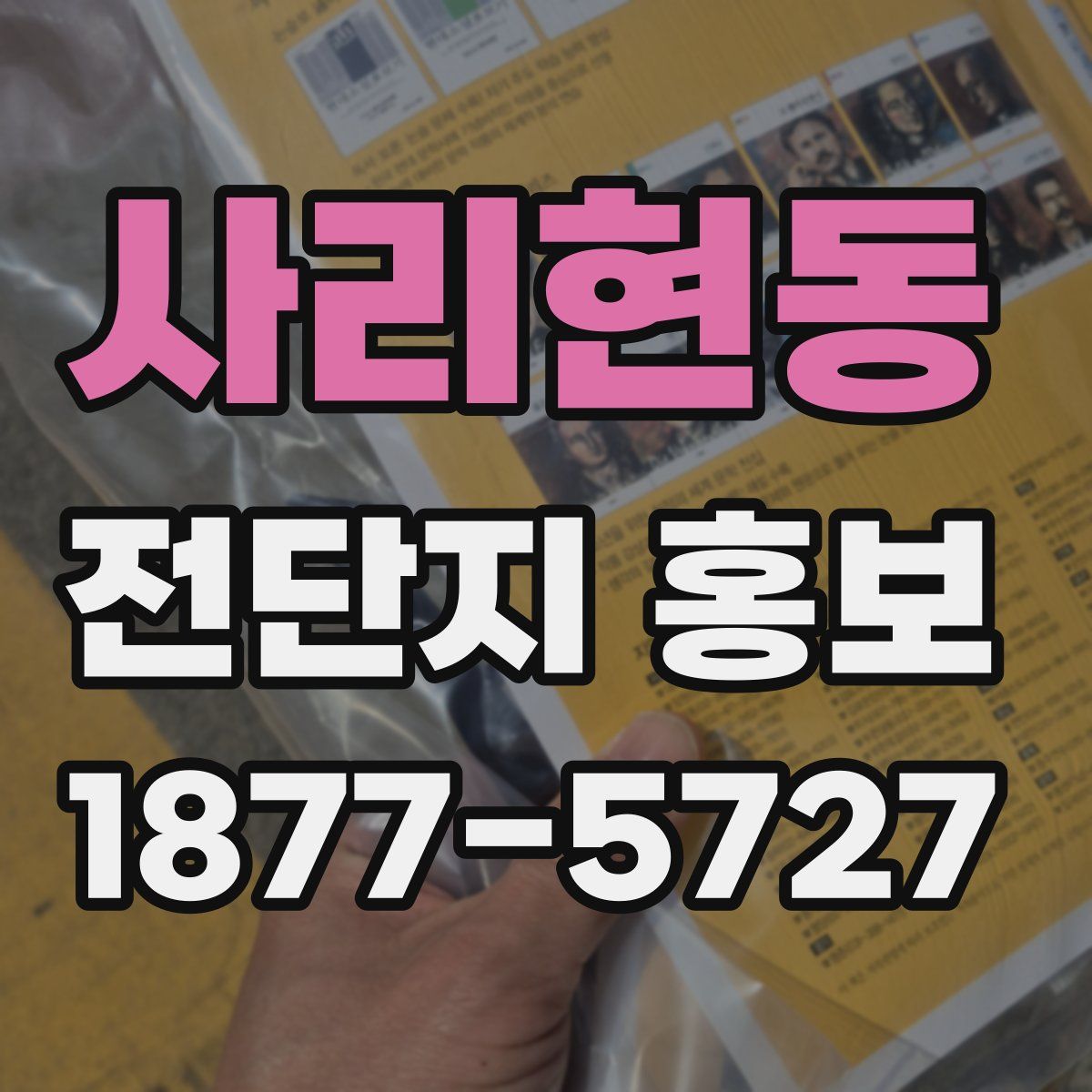 사리현동 전단지 홍보