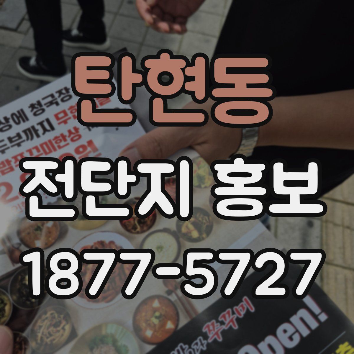 탄현동 전단지 홍보