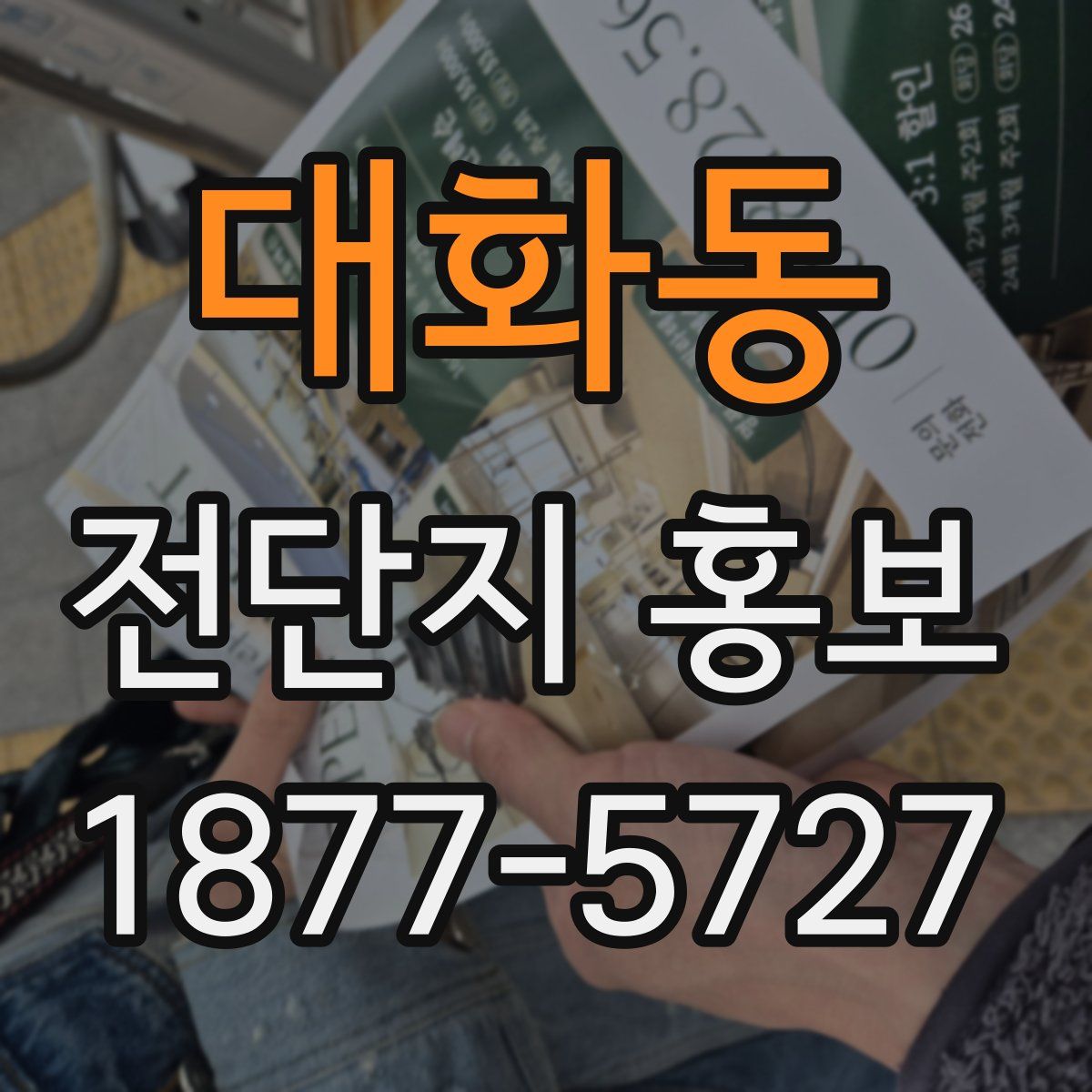 대화동 전단지 홍보