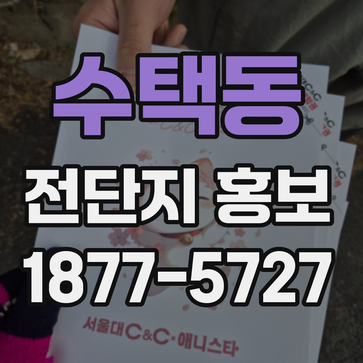 수택동 전단지 홍보